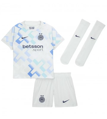 Inter Milan Manuel Akanji #25 Udebanetrøje Børn 2025-26 Kortærmet (+ Korte bukser)